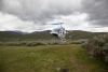 Von hier aus geht es mit dem Helikopter nach Kvikkjokk