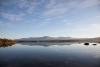 Morgenstimmung am spiegelglatten See Tjeggelvas