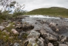 Stromschnelle beim Einfluss in den See Sjkulnjak