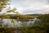 Einfluss in den grossen See Bartávrre