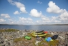Ankunft am See Vuolismus Rádvujávri