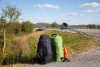 Warten auf den Bus zurück nach Tromsø (NO)